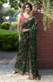 Parsi Work Saree